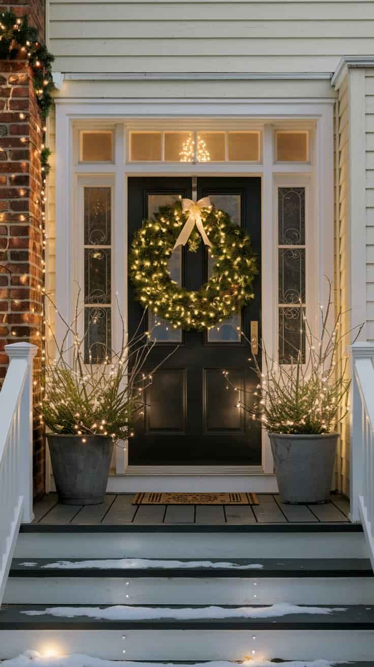 Hang a Festive Wreath