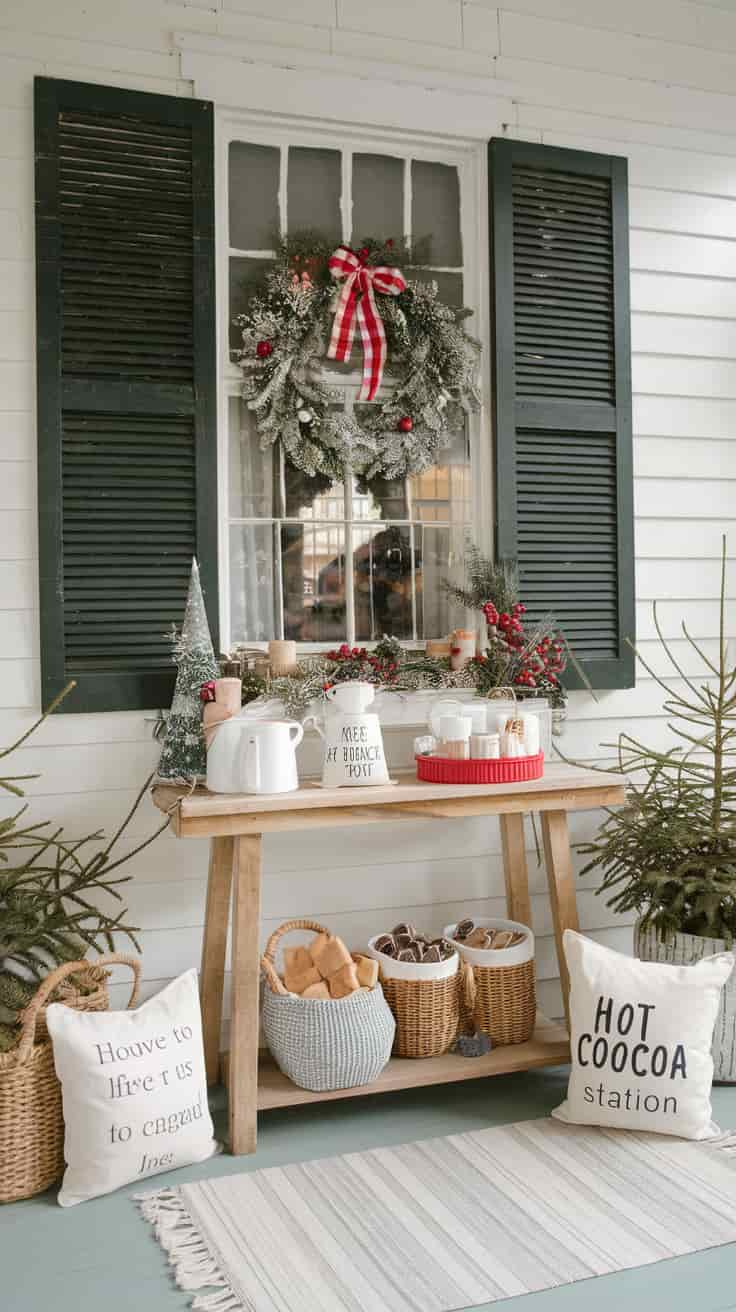 Set Up a Hot Cocoa Station