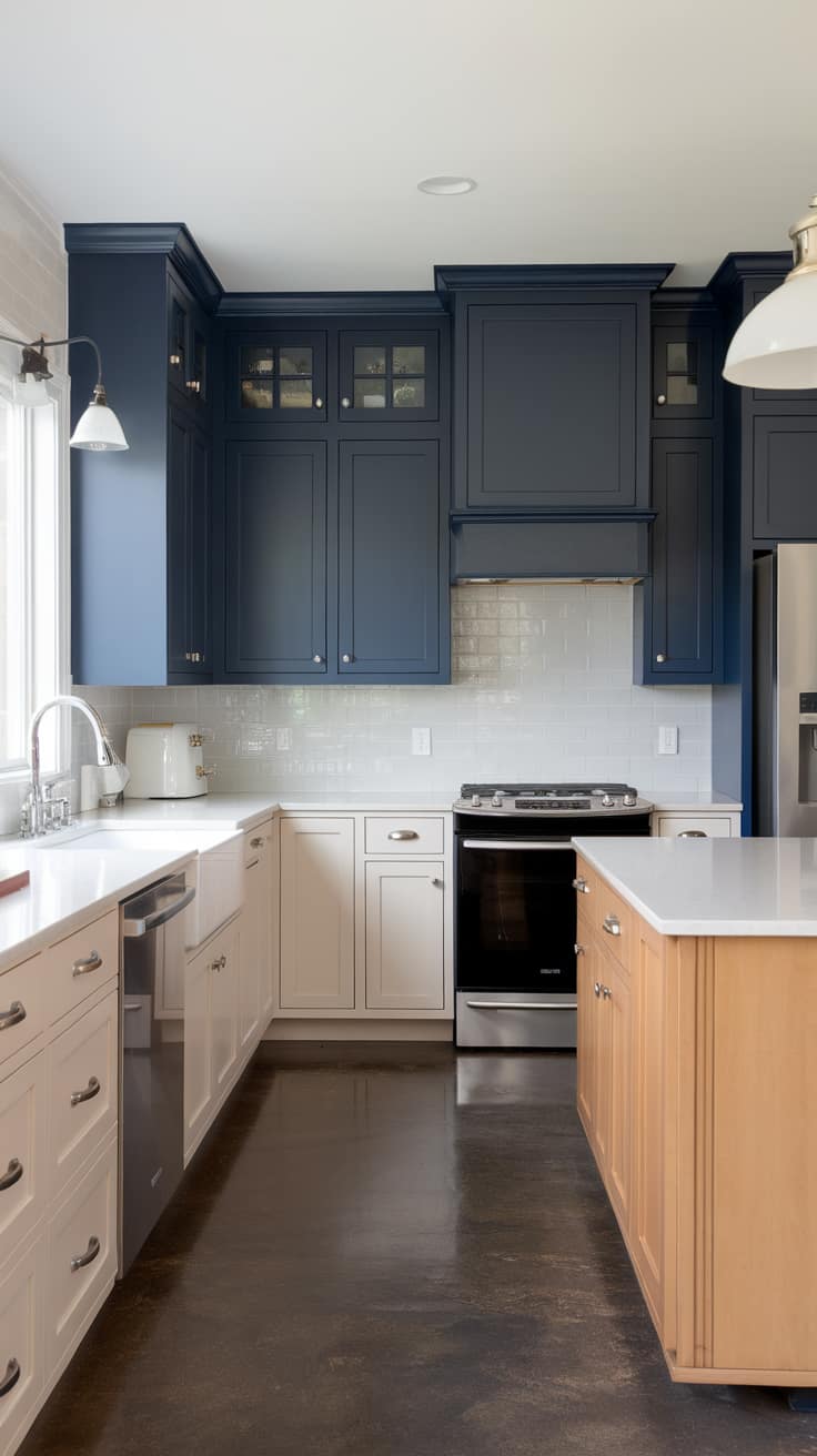 Two-Tone Kitchen Cabinets Color Combinations