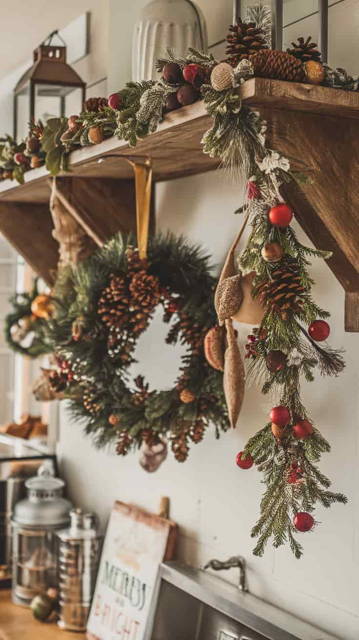 Hang Christmas Wreaths & Garlands