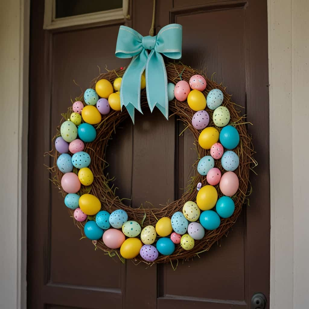 Easter Egg Wreath