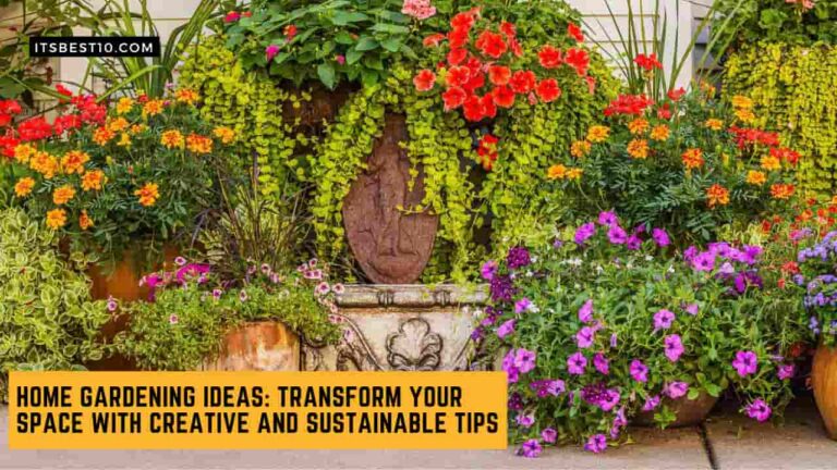 Home Gardening Ideas: Transform Your Space with Creative and Sustainable Tips